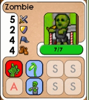 Zombie "card"